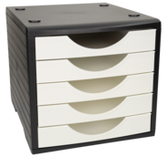 iba special Schubladenelement, C4, schwarz / weiss, 5