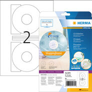 Herma CD-/DVD-Etiketten, 116 mm, 5079, weiss