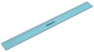 Pelikan Massstab, transparent blau, Plexiglas, 40 cm