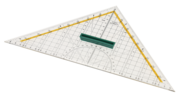 Linex Geometrie-Dreieck, transparent, Polystyrol, 1 Stück, 32 cm, 23 cm, 0.23 cm, 32 cm, 0.1 kg