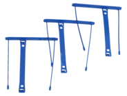 Fellowes Archivbügel, blau, Schenkellänge 100mm, 50 Stück