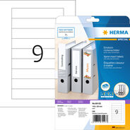 Herma Rückenschild, weiss, 225 Stück, 2.8 cm, 14.3 cm, 170 g/m²