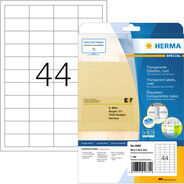 Herma Adress-Etiketten, 48.3 x 25.4 mm, 4680, transparent