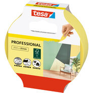 Tesa Kreppband Professional Indoor, 25 mm x 25 m