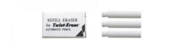 Pentel Ersatzradierer E10, 3 Stück, Pentel Minenhalter E10