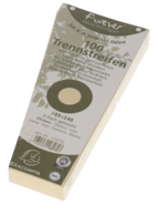Exacompta Trennstreifen trapez, A4, chamois, blanko