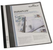 Schnellhefter Durable Duraplus A4+ überbreit schwarz