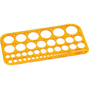 Standardgraph Kreisschablone, Kunststoff, 1 Stück, 13 cm, 0.15 cm, 26 cm