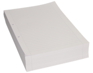 ingold-biwa Ringbucheinlagen, A4, 90 g/m², liniert mit Rand, 210 x 297 mm