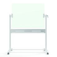 Nobo Glas-Drehtafel Impression Pro Mobile, 12 x 9 cm, Glas, weiss