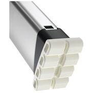 Hailo Wechselfuss-Set EASY Clix Living, schwarz / weiss, Kunststoff, 1 Stück, 30 x 7.5 x 6.5 cm, 0.23 kg