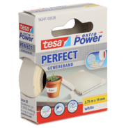 Tesa Gewebeband extra Power Perfect, weiss, 19 mm x 2.75 m