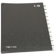 Pultmappe Pagna Classic Jan-Dez schwarz
