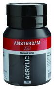Amsterdam Acrylfarbe, schwarz, 500 ml, 1 Stück