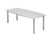 Konferenztisch AMPYR-KT, 220 x 103 x 72-74 cm, weiss