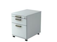 Rollcontainer AMPYR Solid mit Hängeregister, grau, 1 Stück, 42.8 cm, 59 cm, 58 cm
