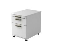 Rollcontainer AMPYR Solid mit Hängeregister, weiss, 1 Stück, 42.8 cm, 59 cm, 58 cm