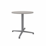 Haworth Meetingtisch Meeting Points, 70 Ø x 74 - 110 cm, pastellgrau