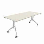 Haworth Schreibtisch Comforto Planes Flip-Top, 180 x 80 x 74 cm, weiss