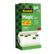 Scotch Büroklebeband, unsichtbar, 19mm x 33m