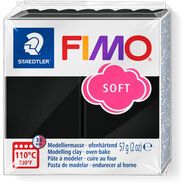 FIMO soft, nero, FIMO, 57 g