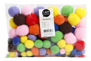 I AM CREATIVE Pompons, assortiert, 150 Stück