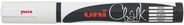 Uni-Ball Chalk Kreidemarker, weiss, 1.8 mm