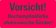 Avery Zweckform Warnetiketten, rot, Vorsicht! Elektronische Geräte