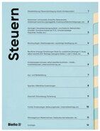 Biella Steuermappe deutsch, A4, blau / beige, 235 mm, 315 mm