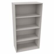 Haworth Offener Schrank Be_Hold, pastellgrau,  80 cm, 149 cm, 43.1 cm