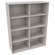 Haworth Offener Schrank Be_Hold, Be_Hold, pastellgrau,  120 cm, 149 cm, 43.1 cm