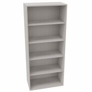 Haworth Offener Schrank Be_Hold, Be_Hold, pastellgrau,  80 cm, 186.4 cm, 43.1 cm