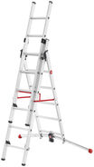 Alu-Kombileiter Hailo S100 ProfiLOT 2x6 + 1x5 Sprossen