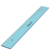 Pelikan Massstab, transparent blau, Plexiglas, 3.8 cm, 31.15 cm