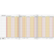Brunnen Jahresplaner 2028 Jumbograph, 12 Monate / Seite