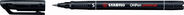 Stabilo OHPen universal permanent S, schwarz, 0.4 mm