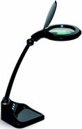 LED-Lupenleuchte MAULiris, dimmbar, schwarz