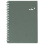 Biella Agenda 2027 Terminia Cylar Wire-O, 1 Woche / 2 Seiten, transparent