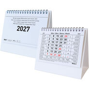 Biella Tischkalender 2027 Desktop Basic, 1 Monat / Seite
