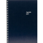 Simplex Agenda 2027 Wochenagenda, 1 Woche / 2 Seiten, blau