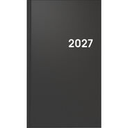 Brunnen Agenda 2027, A6, 1 Woche / 2 Seiten, schwarz