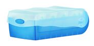 Karteikartenbox Croco A8, blau