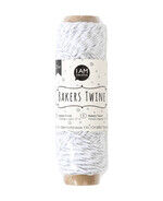I AM CREATIVE Bakers Twine, metallic-silber