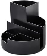 Stifteköcher Recycling MAULrundbox, schwarz