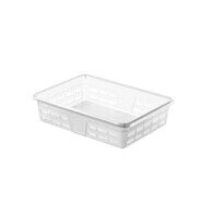 Formatkörbchen Graphix, 14,5 x 6 x 19 cm, transparent
