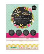 I AM CREATIVE Papier Bastelblock Love, A4