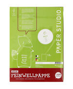 I AM CRATIVE Feinwellpappe, A4, 10 Blatt, Neon