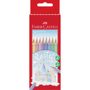 Faber-Castell Farbstifte Classic Colour Pastell, 10 Stück, assortiert