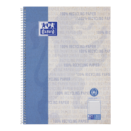 Oxford Collegeblock Recycling A4, 90g/m², liniert, blau