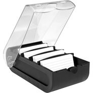 Biella Karteikartenbox Bunny Box, A8, schwarz